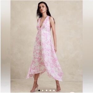 🌸BANANA REPUBLIC Linen Maxi Dress. Size 12🌸